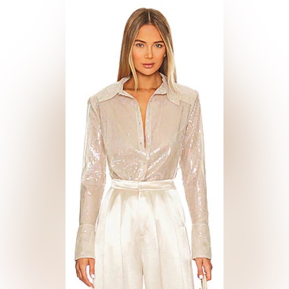 House of Harlow 1960 Tops - NWT House of Harlow x Revolve gold blouse
